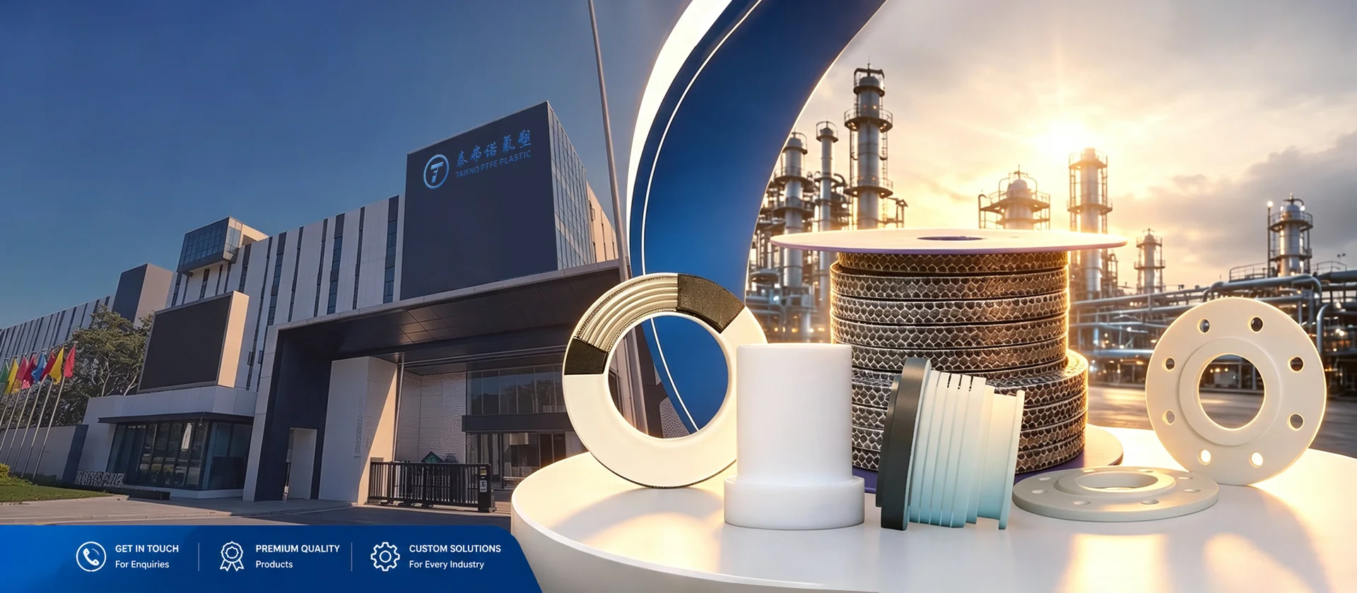 Fabricante profesional de productos de sellado de PTFE